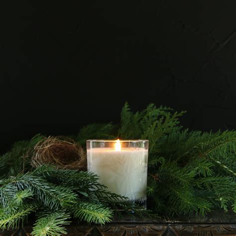 Celebrate the Winter Season with a Frosted Forest Candle